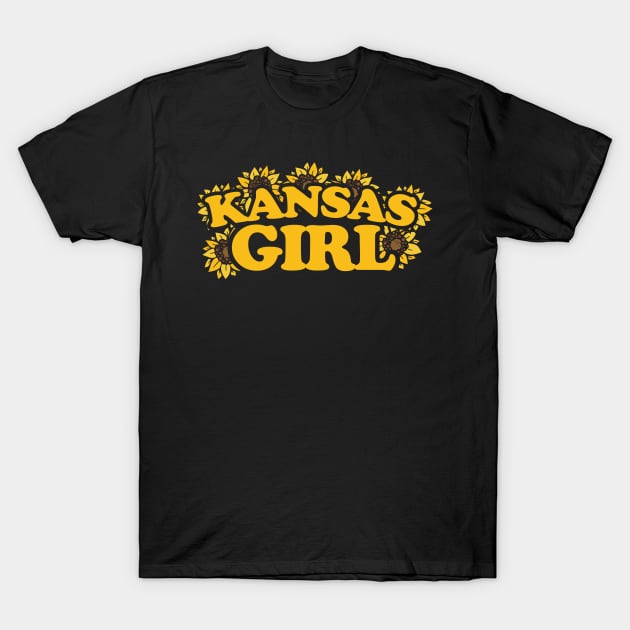 Kansas Girl T-Shirt by bubbsnugg